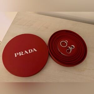 🆕❤️ PRADA red Key Chain Art&Crafts 3 styles with instructions manual